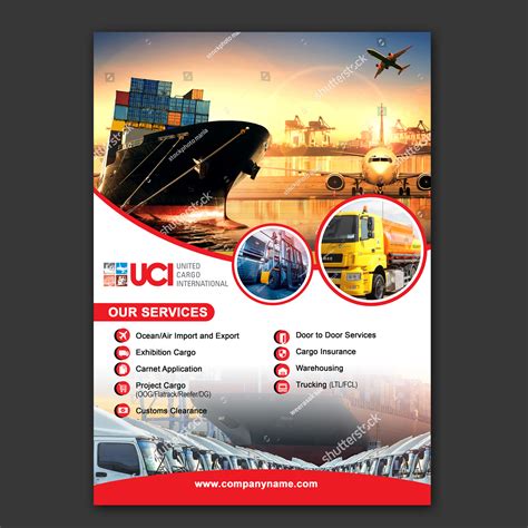 Elegant Playful Freight Forwarding Flyer Design For A Company By Schöpfer Design 23207165