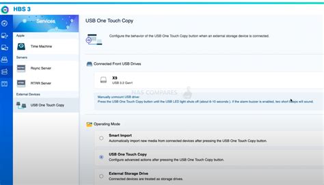 Qnap Usb One Touch Copy Versus Synology Usb Copy Nas Compares
