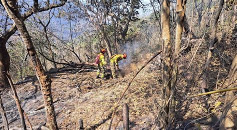 Perú se suma para controlar el incendio forestal de Quilanga