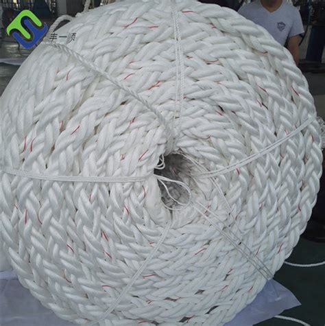 48mm 8 Strand Polypropylene And Polyester Mixed Mooring Rope