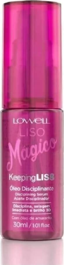 Lowell Keeping Liss Liso Mágico Óleo Capilar 30ml