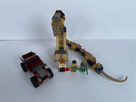 Lego Set 7325 Cursed Cobra Statue 212 Pieces 3 Minifigs Pharaohs