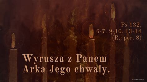 PsalmResponsoryjny 15 Sierpnia 2023 Msza Wigilii YouTube