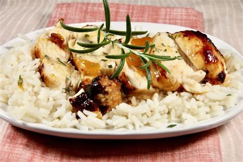 Air Fryer Apricot Glazed Chicken Breasts Recipe