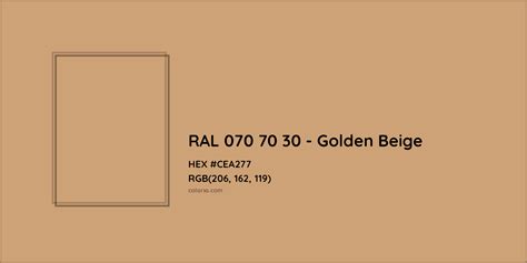 About RAL 070 70 30 - Golden Beige Color - Color codes, similar colors ...