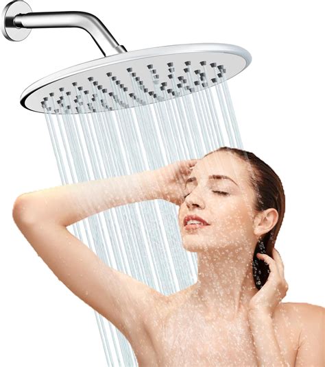 Faibenby Rain Shower Head High Pressure Rainfall Tool Less 1 Min