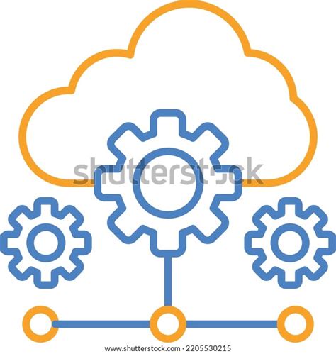 Saas Vector Icon Can Be Used Stock Vector Royalty Free