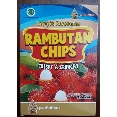 Jual Keripik Kripik Buah Rambutan Gram Box Kayavit Pandubima