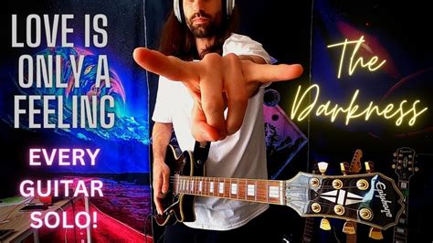 The Darkness Love Is Only A Feeling Guitar Cover ALL SOLOS YouTube