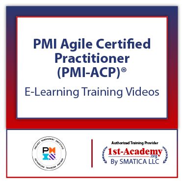 PMI Agile Certified Practitioner PMI ACP Self Paced E Learning