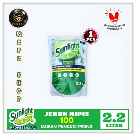 Promo Sunlight Professional Sabun Cuci Piring Cair Jeruk Nipis L