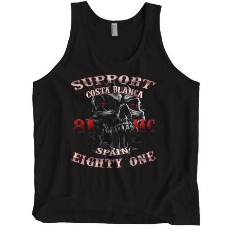 Hells Angels Support Big Red Machine Singlet Shirt