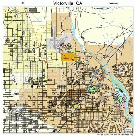 Victorville Ca Zip Code Map