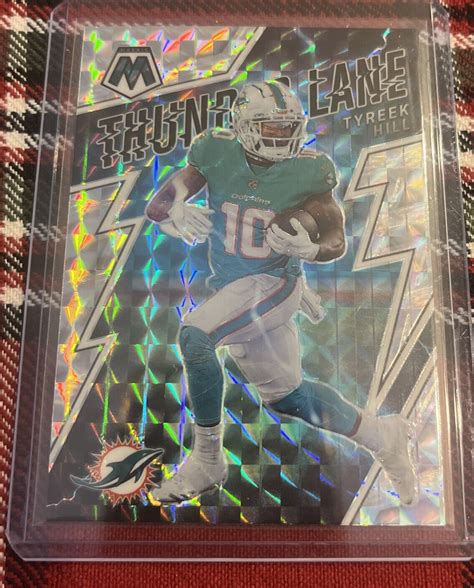 2022 Panini Mosaic Thunder Lane Mosaic Prizm TL 14 Tyreek Hill For