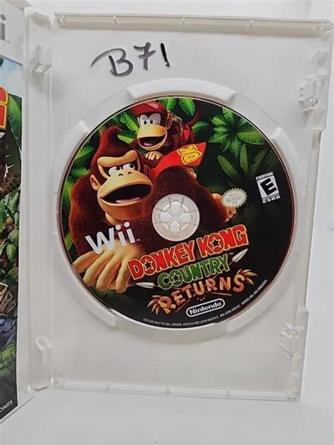 DONKEY KONG COUNTRY Returns Nintendo Wii 2010 Complet Testé EUR 16