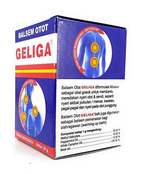 Geliga Balsem Otot Muscular Balm, 20 Gram - Javanese Taste