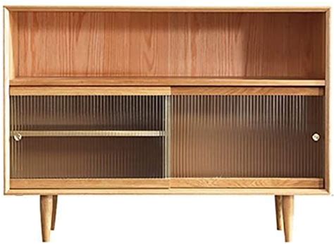 Neomcc Freestanding Cabinets Sideboard Oak Wood Accent Kitchen