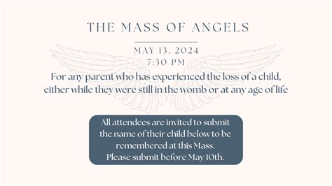 The Mass of Angels - Corpus Christi, Chatham Township - Chatham ...