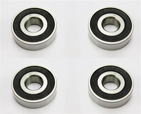 4x 16100RS / 16100 2RS Kugellager 10x28x8 mm Industrielager MR16100 2RS ...