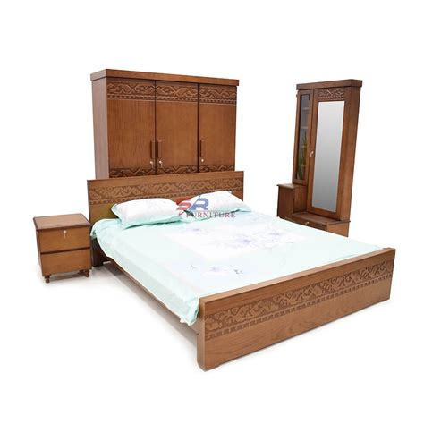 Jamdani Design Bedroom Set – SR Furniture