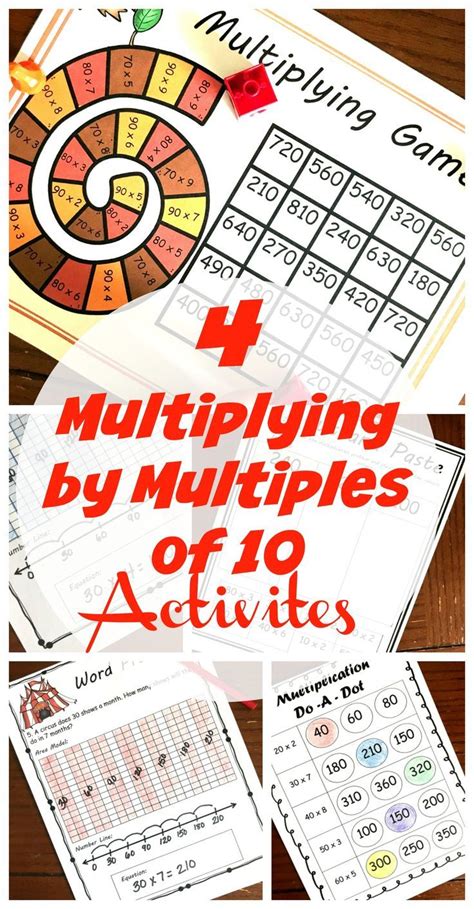 These Four Activities Will Help Children Practice Multiplying One Digit