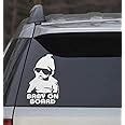 Amazon Decaltor Funny Car Window Laptop Vinyl Decal Baby On Board