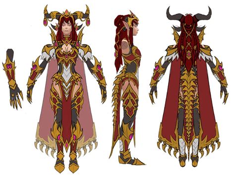 Lady Alexstrasza Human Concept Art World Of Warcraft Dragonflight