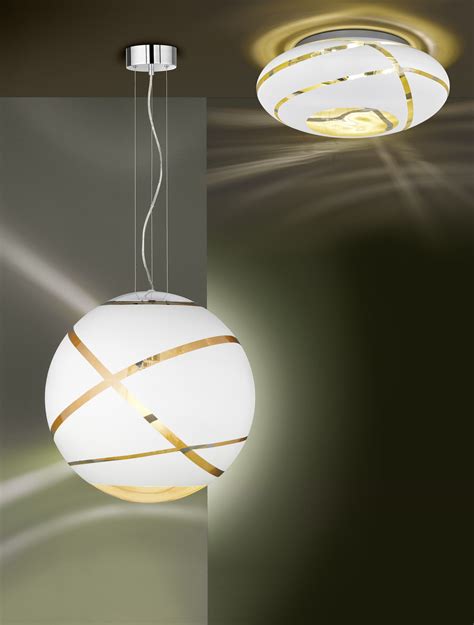 Trio Leuchten Plafondlamp Faro Cm Wit Goud Mooielampen