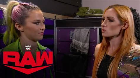 Becky Lynch Fires Up Tegan Nox Raw Highlights Sept Youtube