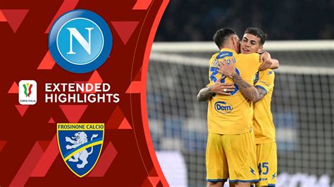 Napoli Frosinone 0 4 Broad Summary Of The Italian Cup Round Of