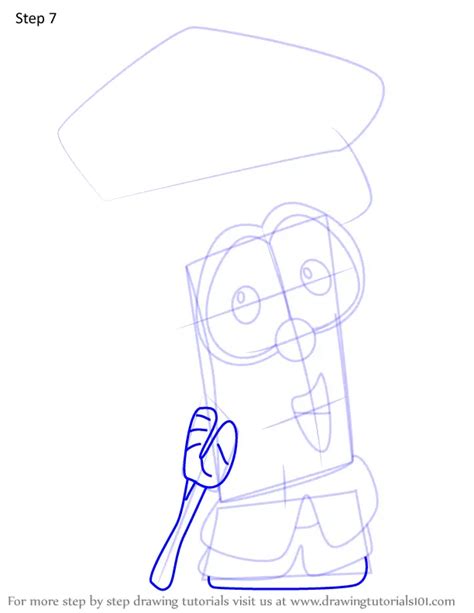 How To Draw Edmund Gilbert From Veggietales In The City Veggietales In The City Step By Step