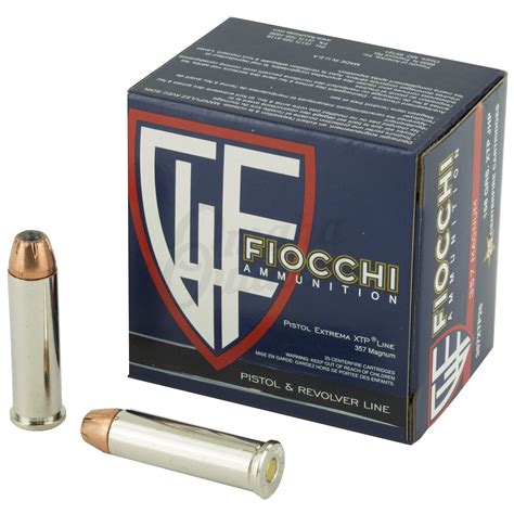 Fiocchi Shooting Dynamics 357 Magnum 158 Grain XTP JHP 25 Rounds