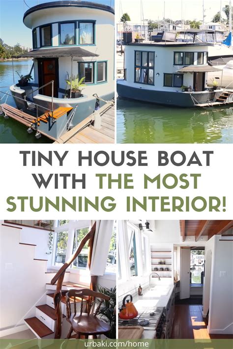 Spectacular Tiny House Boat With The Most Stunning Interior Full Tour