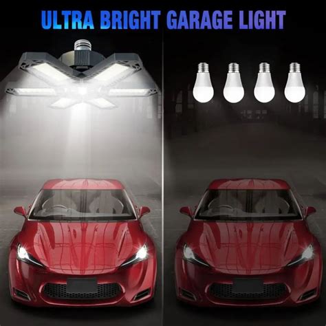 Garage Light Lm Deformable Led Super Bright Bulb Work Shop