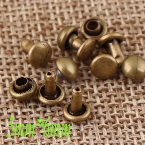 200sets Rivets5mm Antique Bronze Double Cap Rivetsstuds Etsy