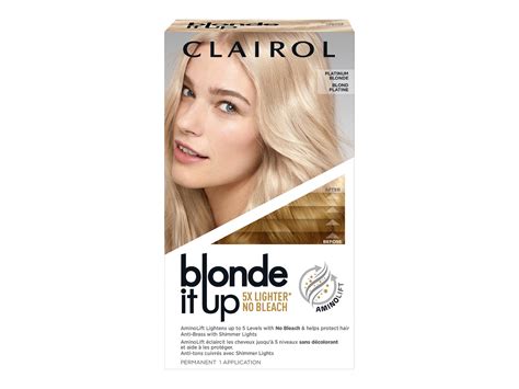 Clairol Blonde It Up Permanent Hair Dye System Platinum Blonde