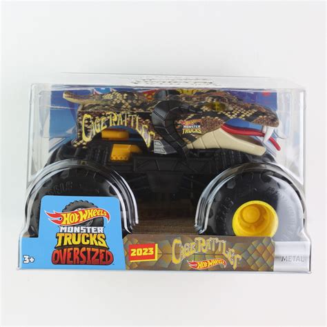 Hot Wheels Monster Trucks Oversized Cage Rattler Scale Metal Walmart