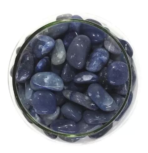 Piedra Cuarzo Azul Premium Rolada 100 Gramos Arcana Caeli MercadoLibre