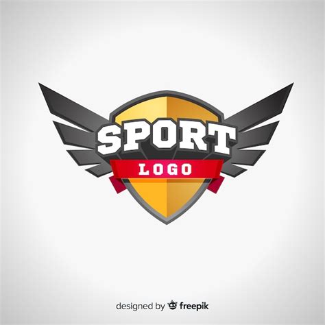 Premium Vector Modern Sport Logo Template With Abstract Design