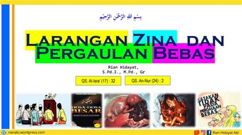 Ppt Bab 6 Larangan Pergaulan Bebas Dan Zinapdf