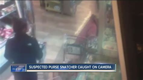 Suspected Purse Snatcher Caught On Camera Youtube