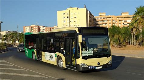 Circulación autobús Mercedes Benz Citaro C2 empresa R del Pino línea