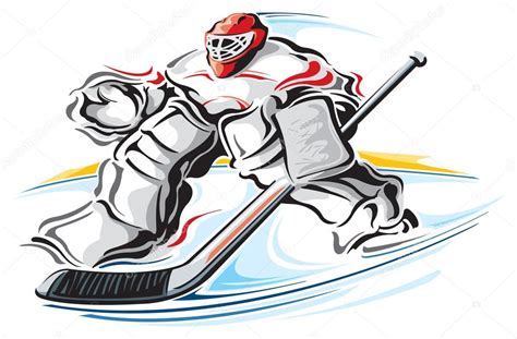 Hockey Goalie Stock Vector Image By ©slipfloat 37751251