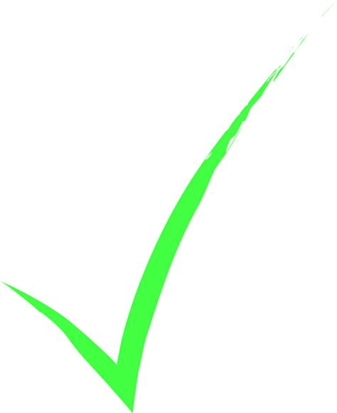 Green Check Tick Mark Sign 22194531 Png