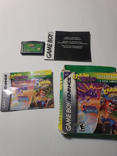 Crash And Spyro Super Pack Value Gocollect Gameboy Advance Crash Spyro Super Pack