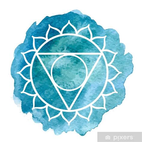 Sticker Vishuddha Chakra PIXERS FR