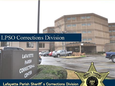 Lpso Corrections Division Lafayette Parish Sheriffs Corrections Division