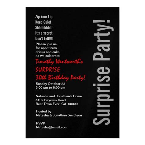 Most Popular 30th Birthday Party Invitations