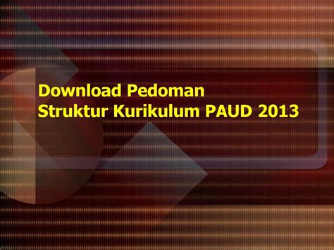 Detail Contoh Kurikulum Paud Koleksi Nomer 49