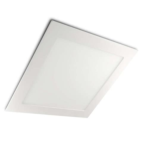 I Tec Downlight Led Slim Cuadrado Blanco W K